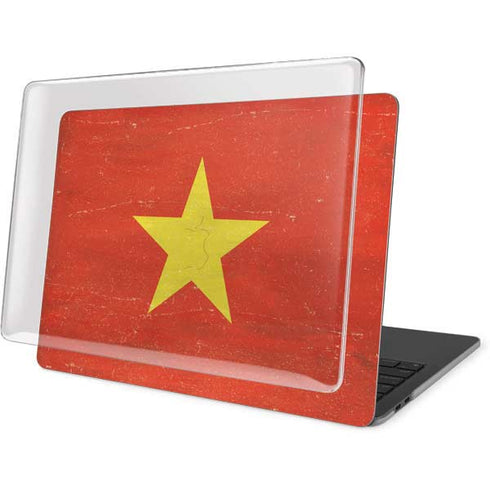 Vietnam Flag Distressed MacBook Pro 16in (2019-20) Case plus Skin